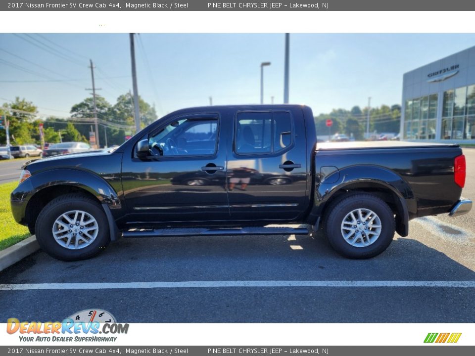 2017 Nissan Frontier SV Crew Cab 4x4 Magnetic Black / Steel Photo #12