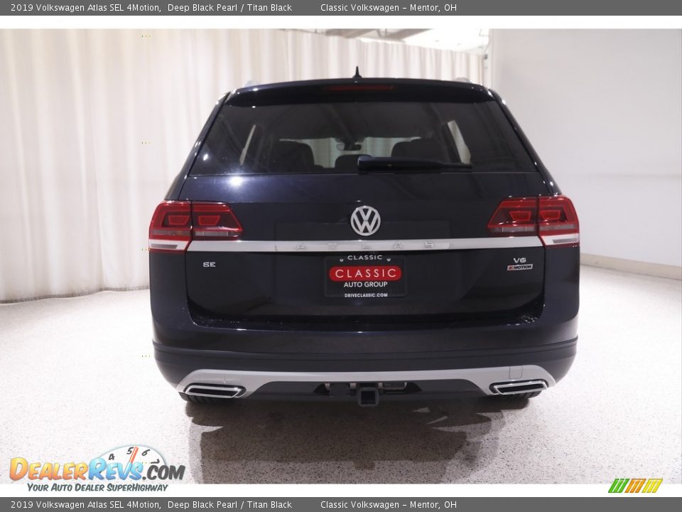 2019 Volkswagen Atlas SEL 4Motion Deep Black Pearl / Titan Black Photo #19