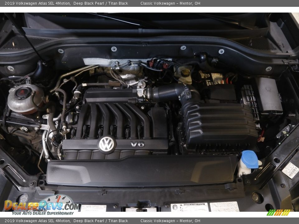 2019 Volkswagen Atlas SEL 4Motion Deep Black Pearl / Titan Black Photo #20
