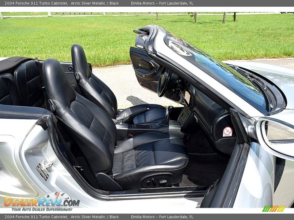 Front Seat of 2004 Porsche 911 Turbo Cabriolet Photo #42