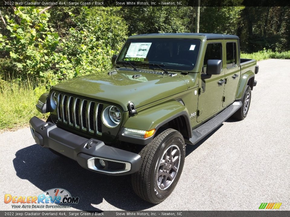 2022 Jeep Gladiator Overland 4x4 Sarge Green / Black Photo #2