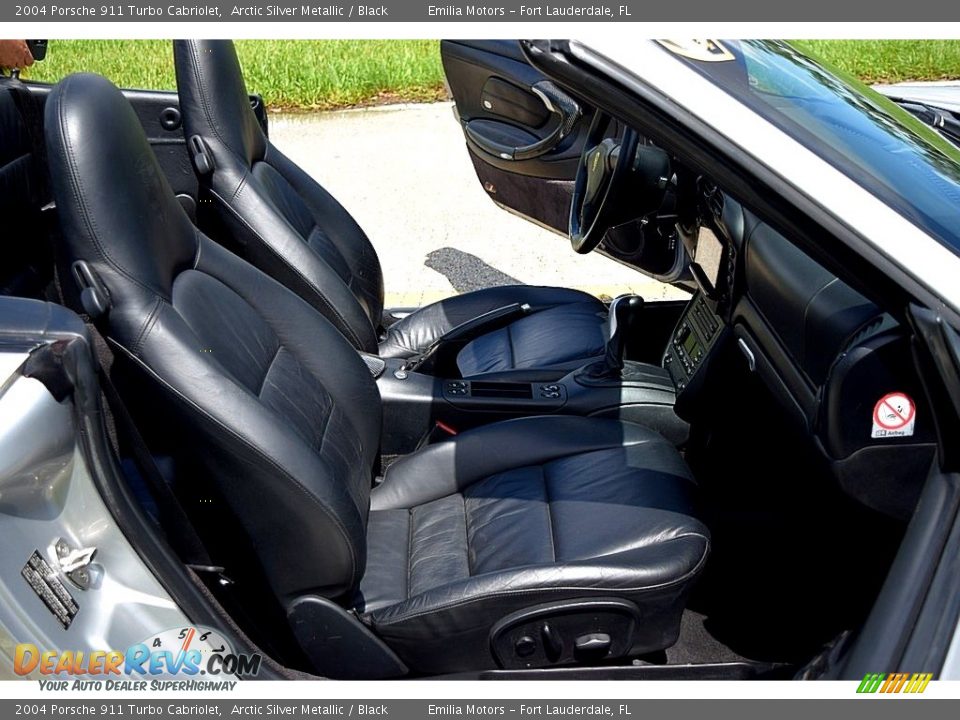 Front Seat of 2004 Porsche 911 Turbo Cabriolet Photo #43