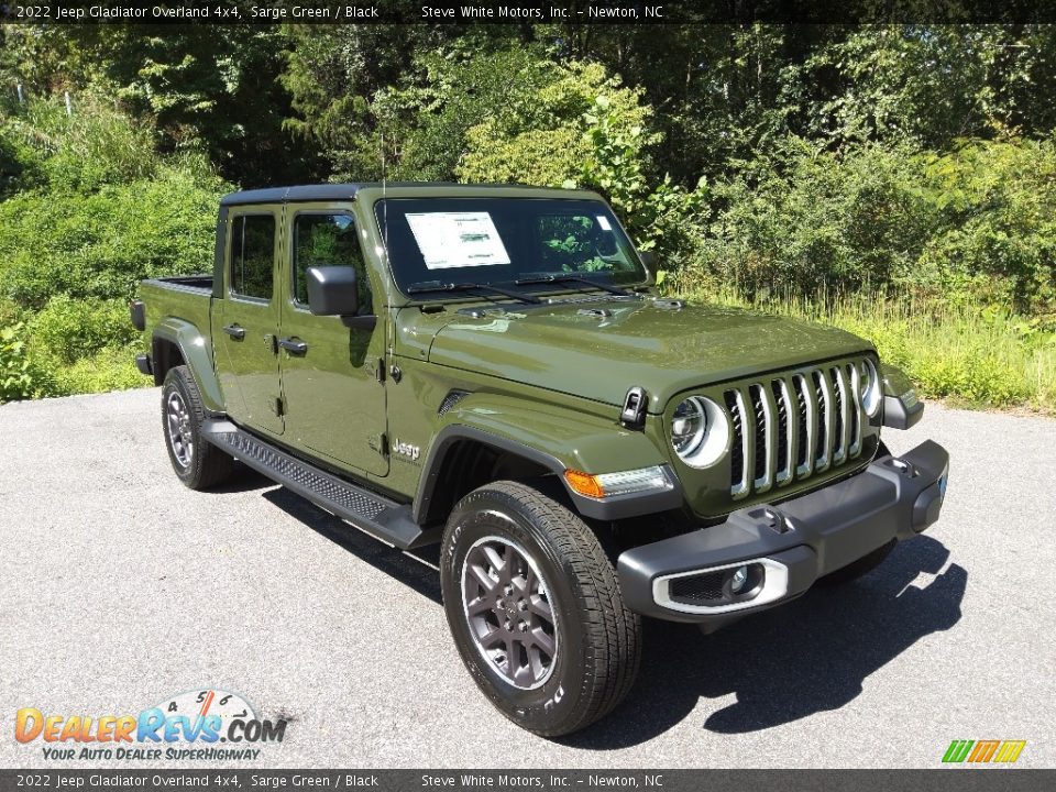 2022 Jeep Gladiator Overland 4x4 Sarge Green / Black Photo #4