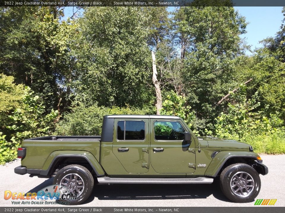 2022 Jeep Gladiator Overland 4x4 Sarge Green / Black Photo #5