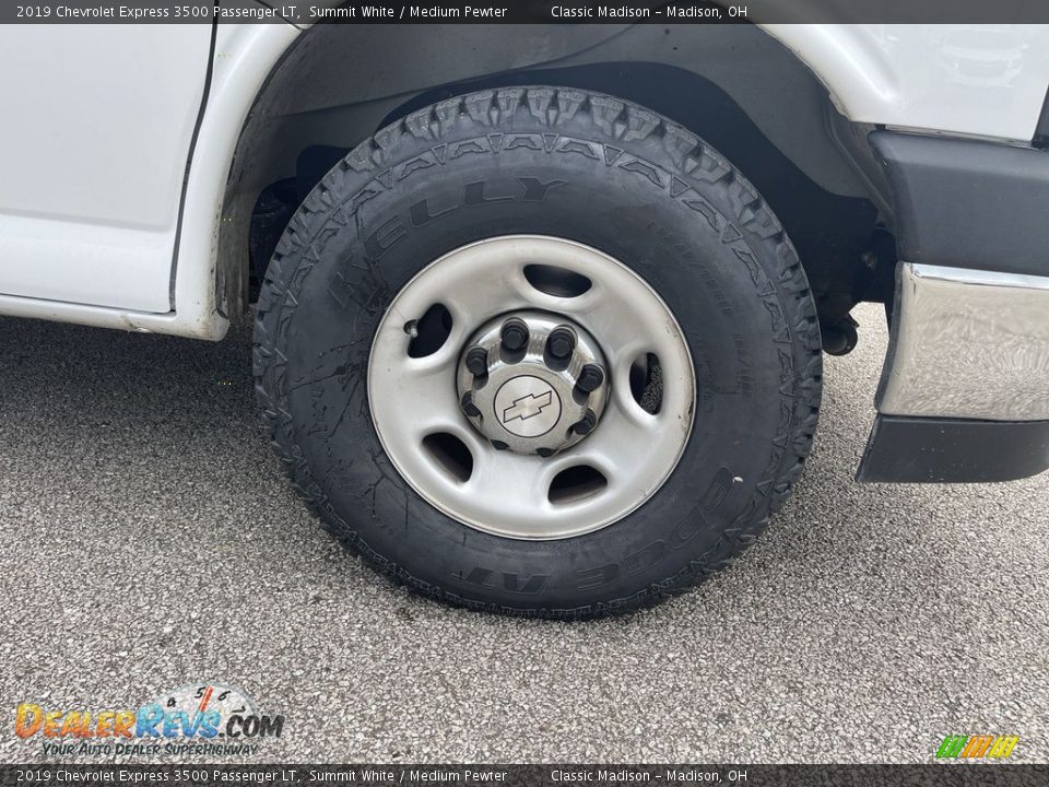 2019 Chevrolet Express 3500 Passenger LT Summit White / Medium Pewter Photo #5