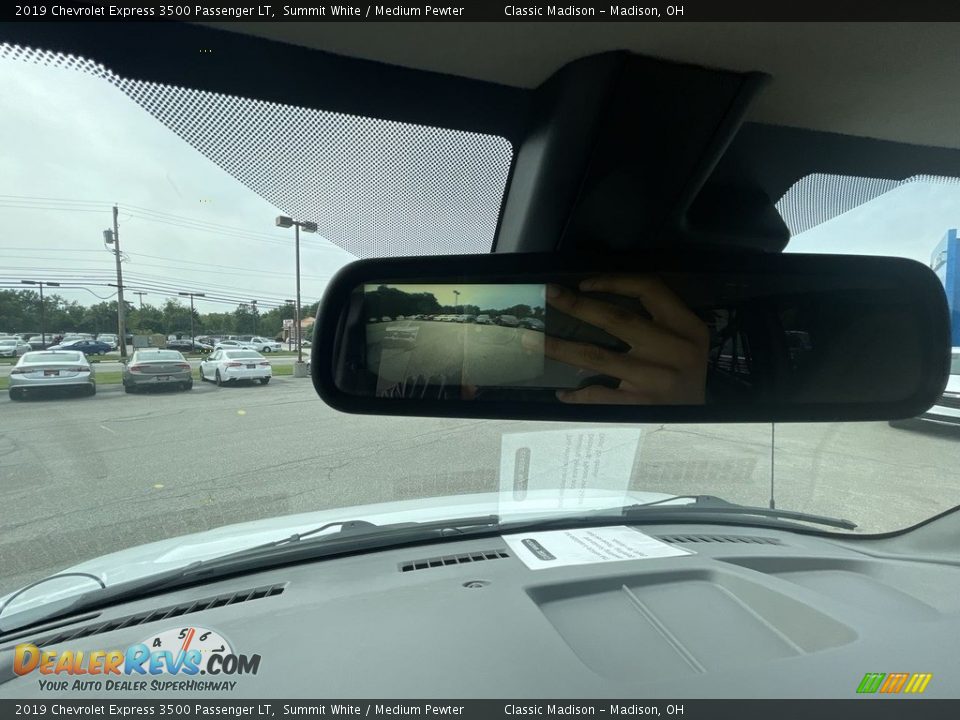 2019 Chevrolet Express 3500 Passenger LT Summit White / Medium Pewter Photo #11