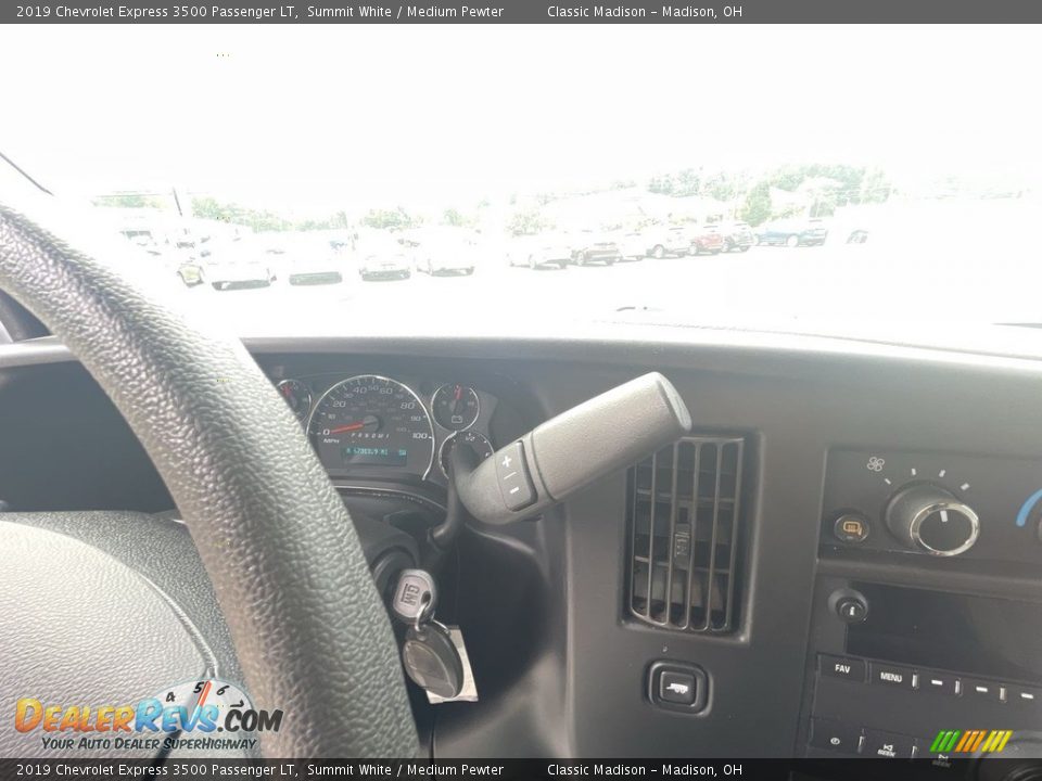 2019 Chevrolet Express 3500 Passenger LT Summit White / Medium Pewter Photo #13