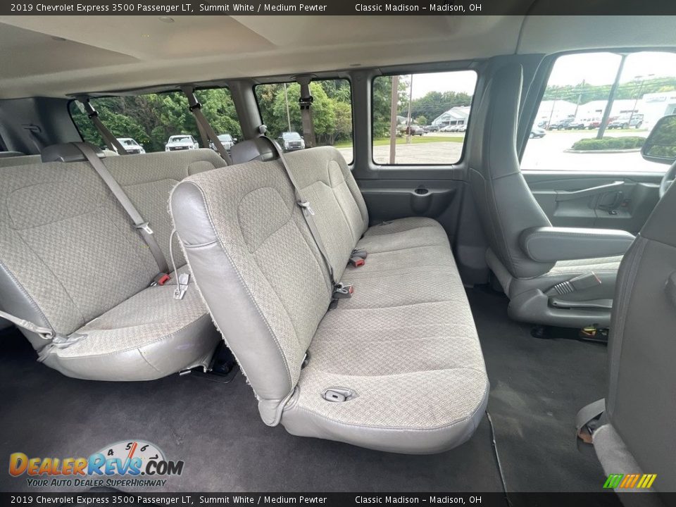 2019 Chevrolet Express 3500 Passenger LT Summit White / Medium Pewter Photo #14