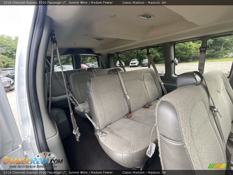 2019 Chevrolet Express 3500 Passenger LT Summit White / Medium Pewter Photo #15