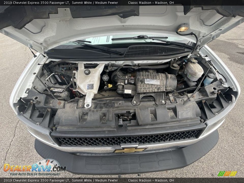2019 Chevrolet Express 3500 Passenger LT Summit White / Medium Pewter Photo #18