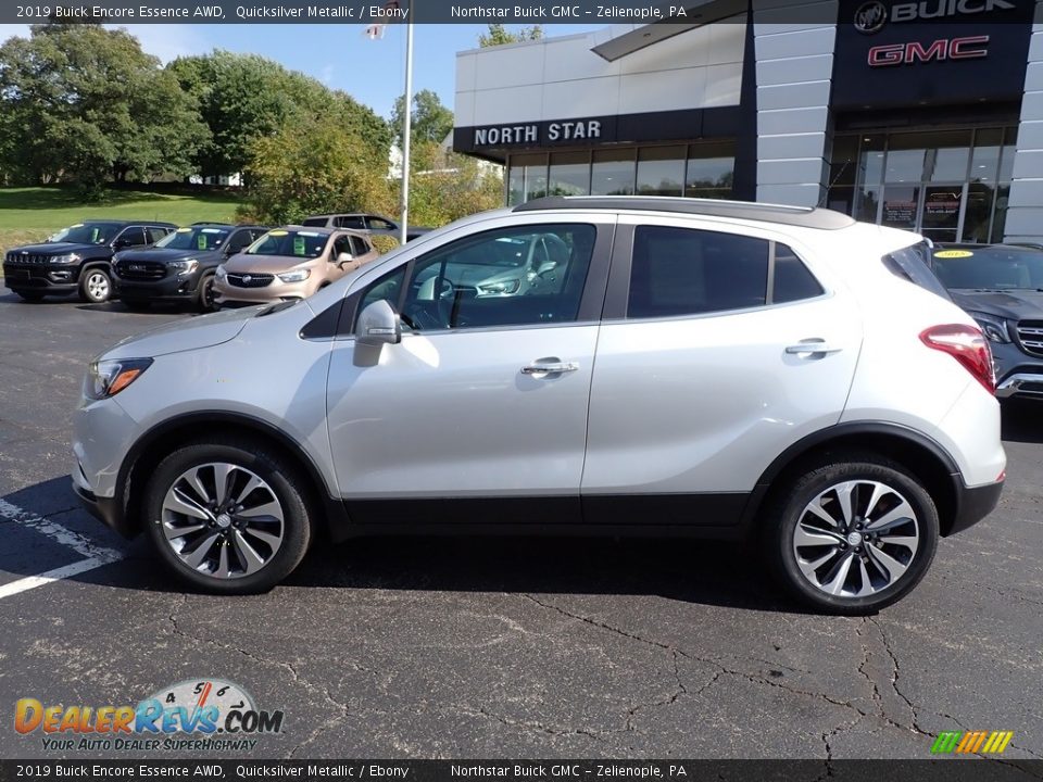 2019 Buick Encore Essence AWD Quicksilver Metallic / Ebony Photo #2