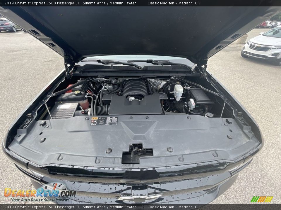 2019 Chevrolet Express 3500 Passenger LT Summit White / Medium Pewter Photo #19