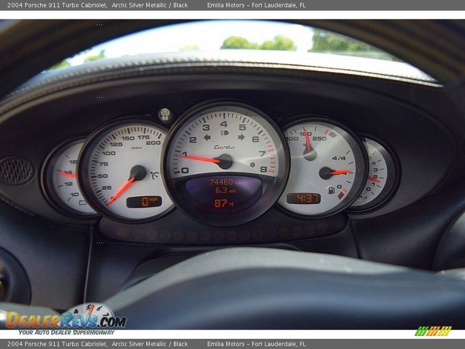 2004 Porsche 911 Turbo Cabriolet Gauges Photo #75