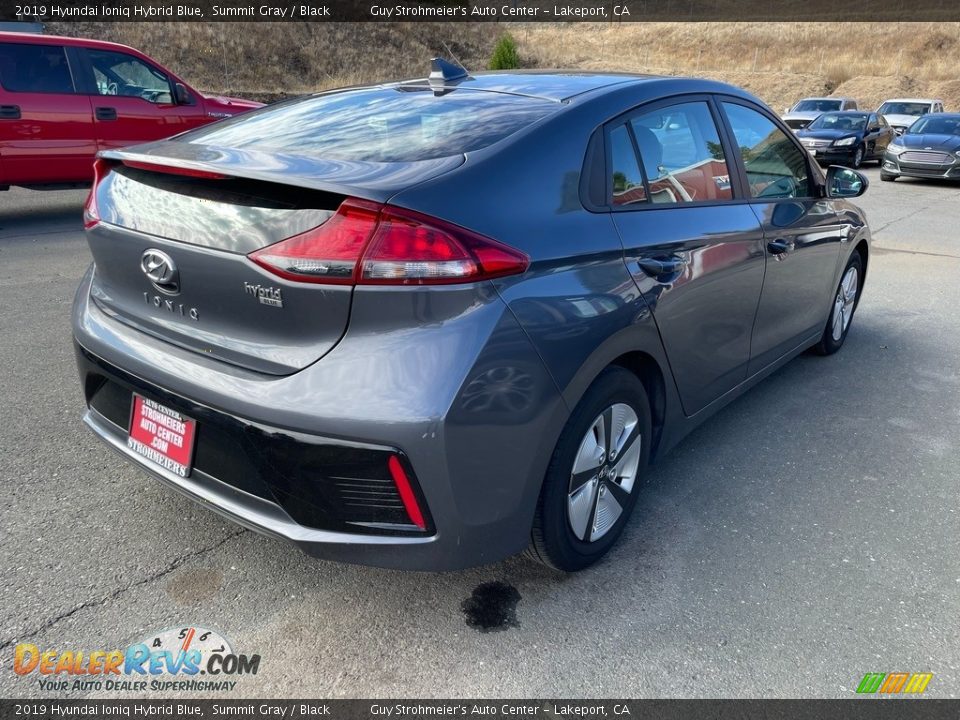 2019 Hyundai Ioniq Hybrid Blue Summit Gray / Black Photo #6