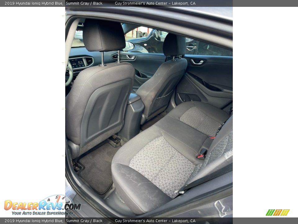 2019 Hyundai Ioniq Hybrid Blue Summit Gray / Black Photo #7