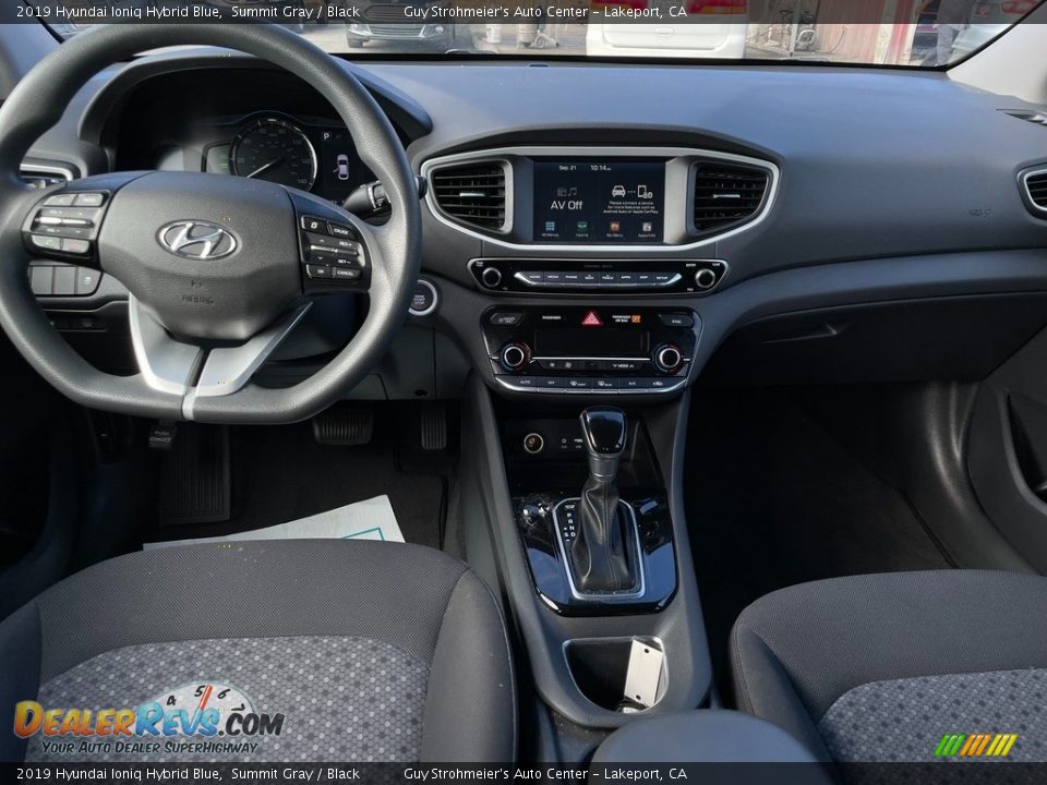 2019 Hyundai Ioniq Hybrid Blue Summit Gray / Black Photo #8