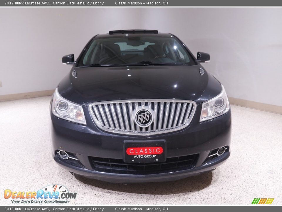 2012 Buick LaCrosse AWD Carbon Black Metallic / Ebony Photo #2