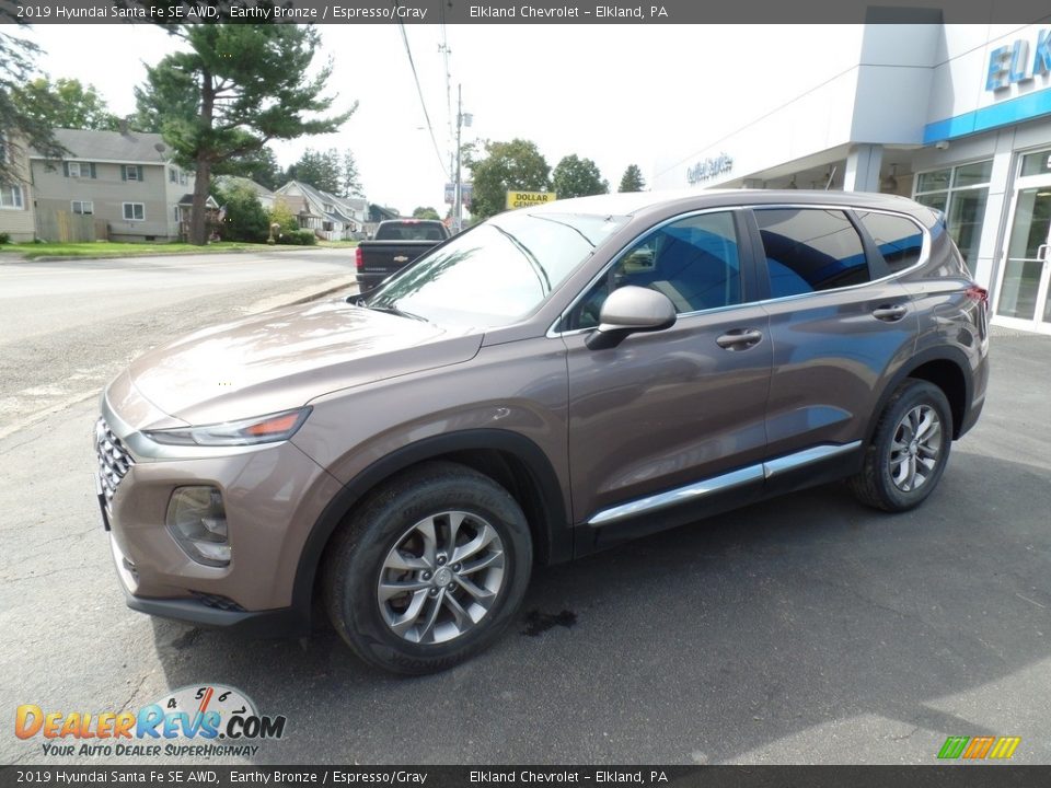 2019 Hyundai Santa Fe SE AWD Earthy Bronze / Espresso/Gray Photo #1