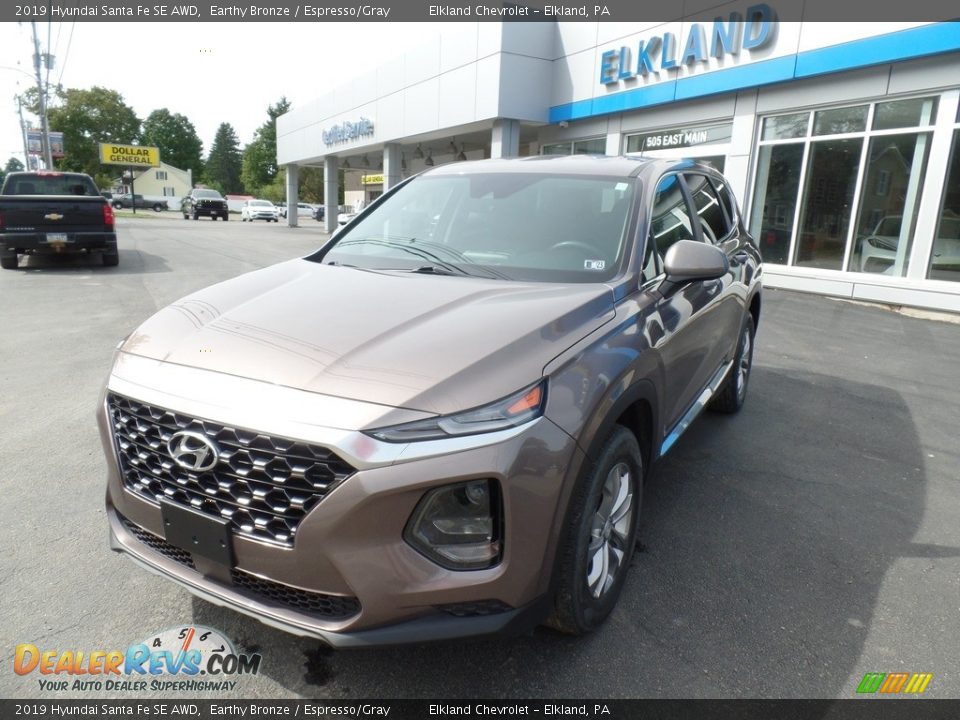 2019 Hyundai Santa Fe SE AWD Earthy Bronze / Espresso/Gray Photo #2