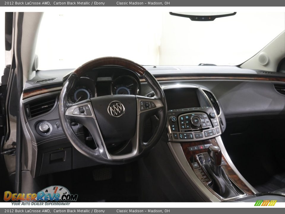 2012 Buick LaCrosse AWD Carbon Black Metallic / Ebony Photo #6