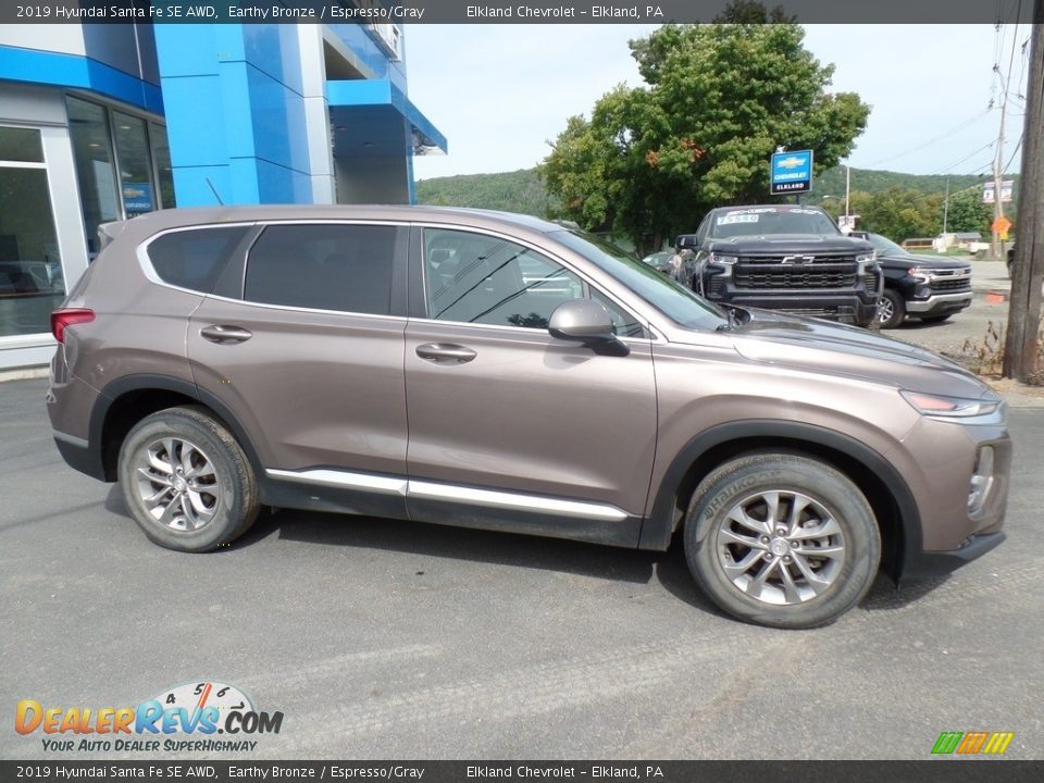 2019 Hyundai Santa Fe SE AWD Earthy Bronze / Espresso/Gray Photo #5