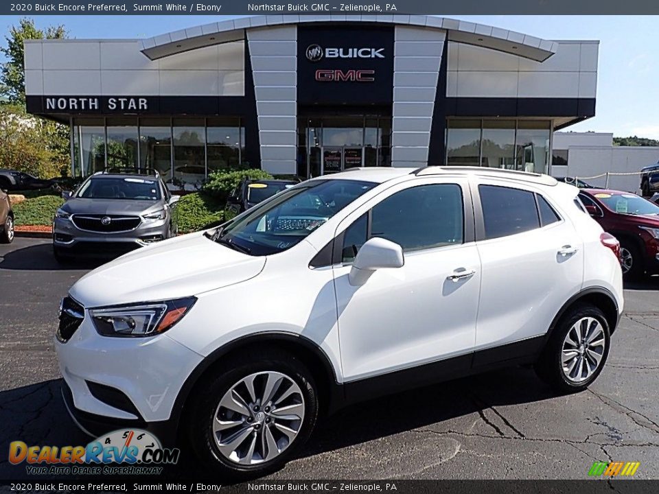 2020 Buick Encore Preferred Summit White / Ebony Photo #1