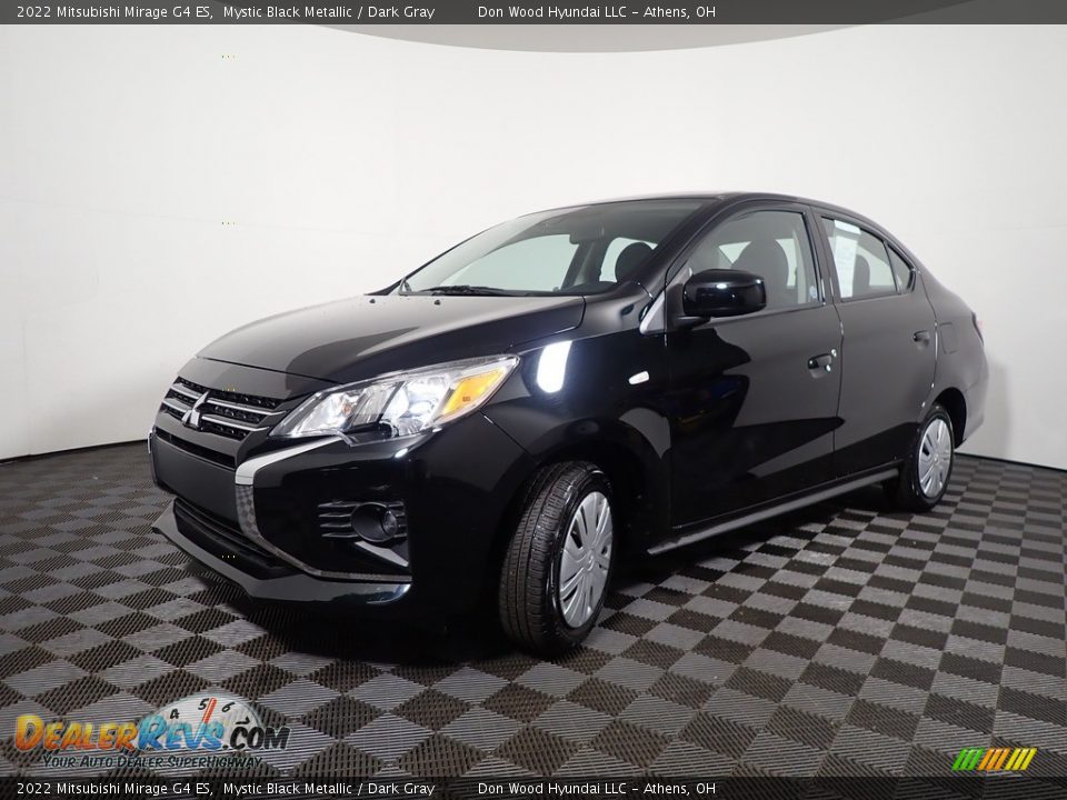 2022 Mitsubishi Mirage G4 ES Mystic Black Metallic / Dark Gray Photo #8