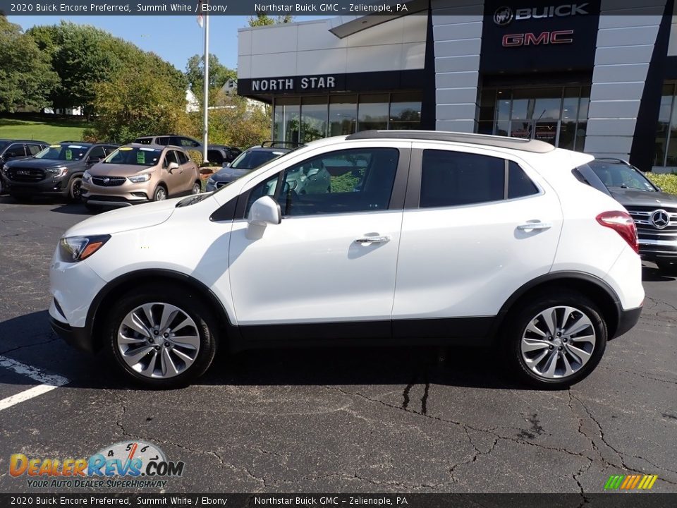 2020 Buick Encore Preferred Summit White / Ebony Photo #2