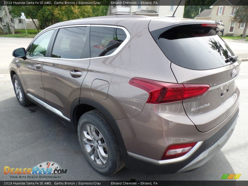 2019 Hyundai Santa Fe SE AWD Earthy Bronze / Espresso/Gray Photo #10
