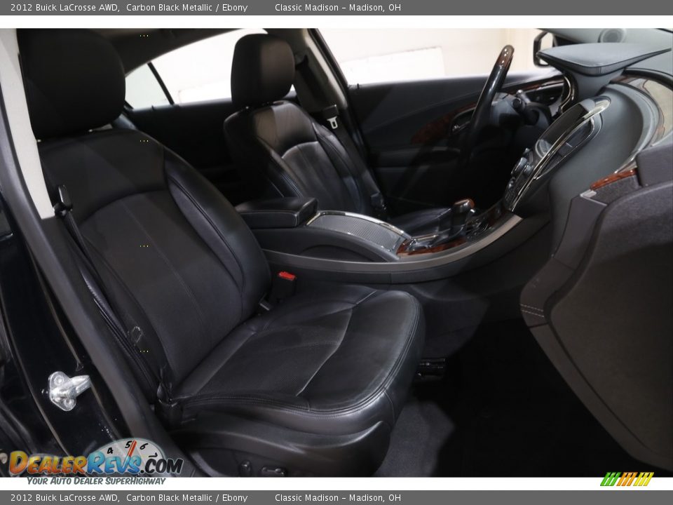 2012 Buick LaCrosse AWD Carbon Black Metallic / Ebony Photo #16
