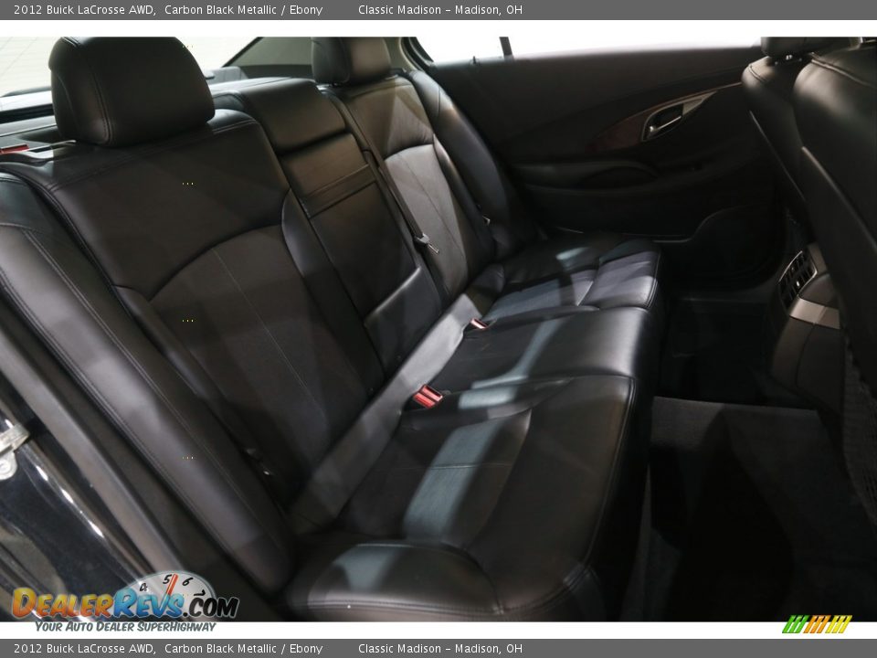2012 Buick LaCrosse AWD Carbon Black Metallic / Ebony Photo #17