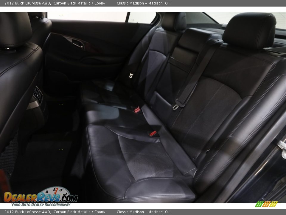 2012 Buick LaCrosse AWD Carbon Black Metallic / Ebony Photo #18
