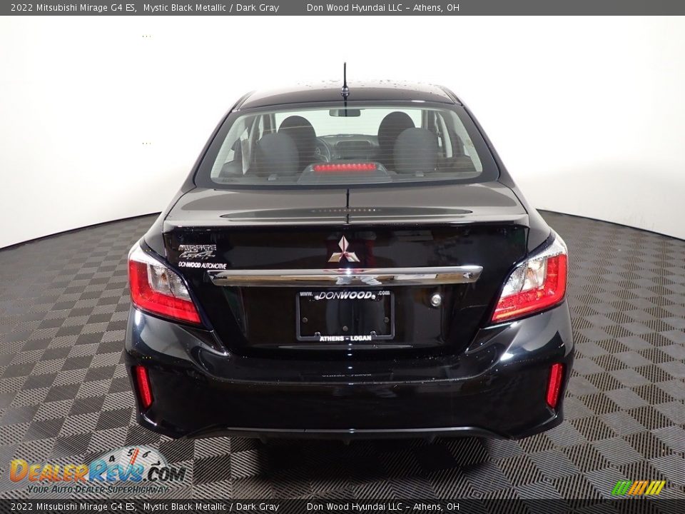2022 Mitsubishi Mirage G4 ES Mystic Black Metallic / Dark Gray Photo #13