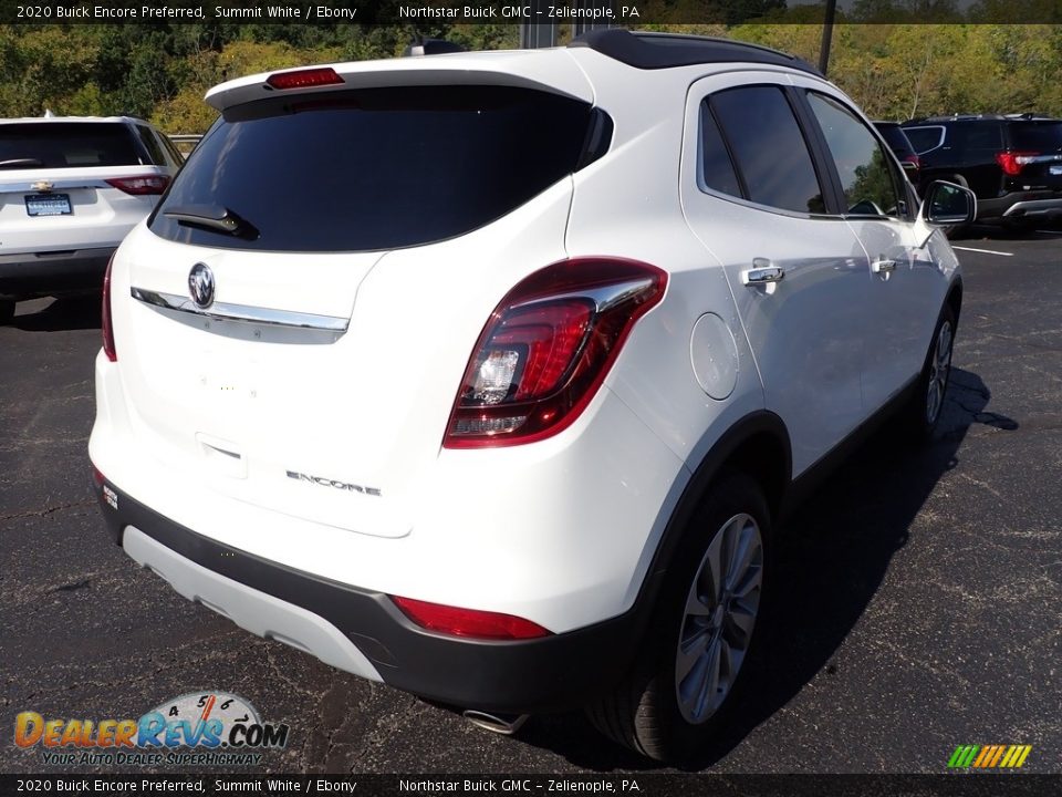 2020 Buick Encore Preferred Summit White / Ebony Photo #6