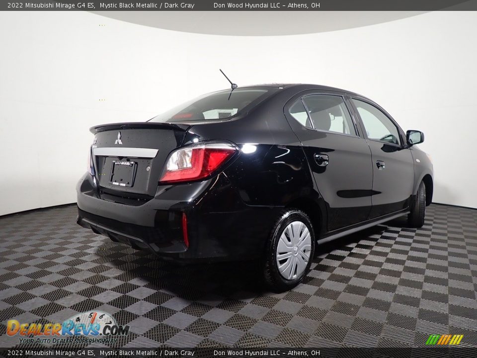 2022 Mitsubishi Mirage G4 ES Mystic Black Metallic / Dark Gray Photo #16