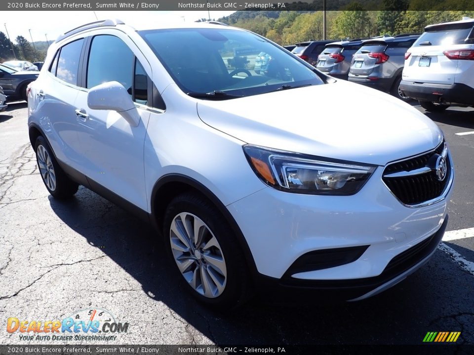 2020 Buick Encore Preferred Summit White / Ebony Photo #9