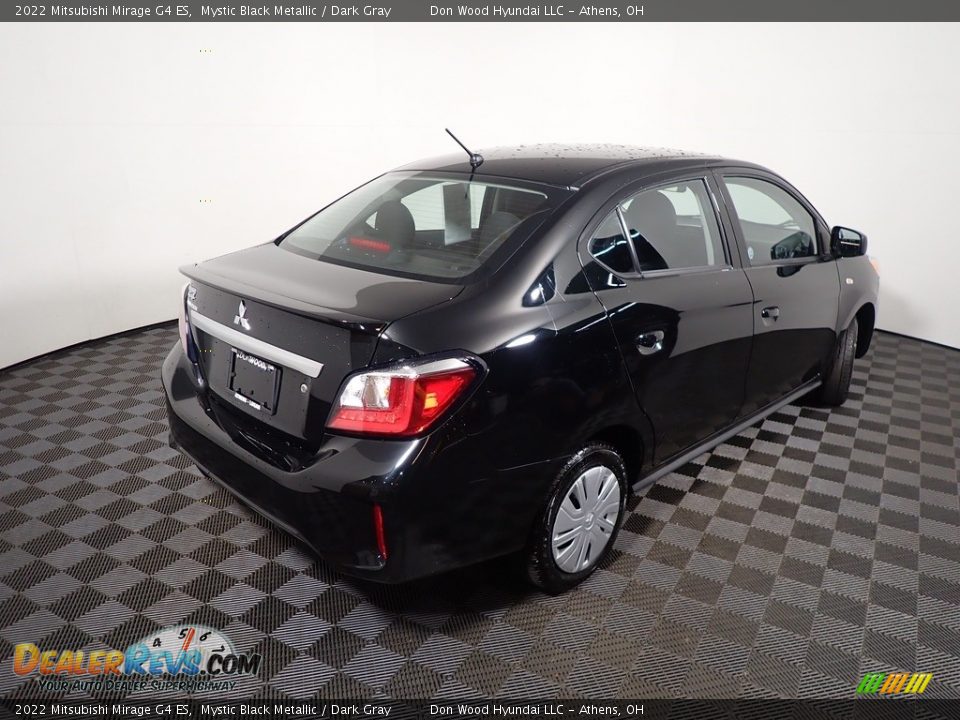 2022 Mitsubishi Mirage G4 ES Mystic Black Metallic / Dark Gray Photo #17