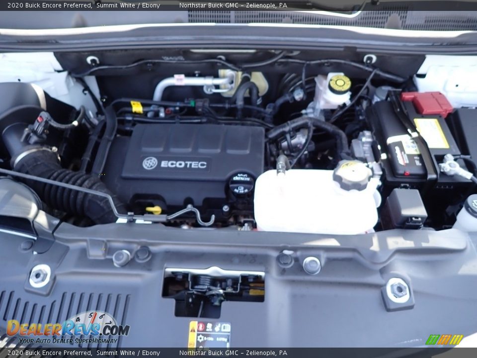 2020 Buick Encore Preferred Summit White / Ebony Photo #14
