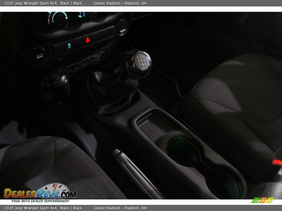 2015 Jeep Wrangler Sport 4x4 Black / Black Photo #11