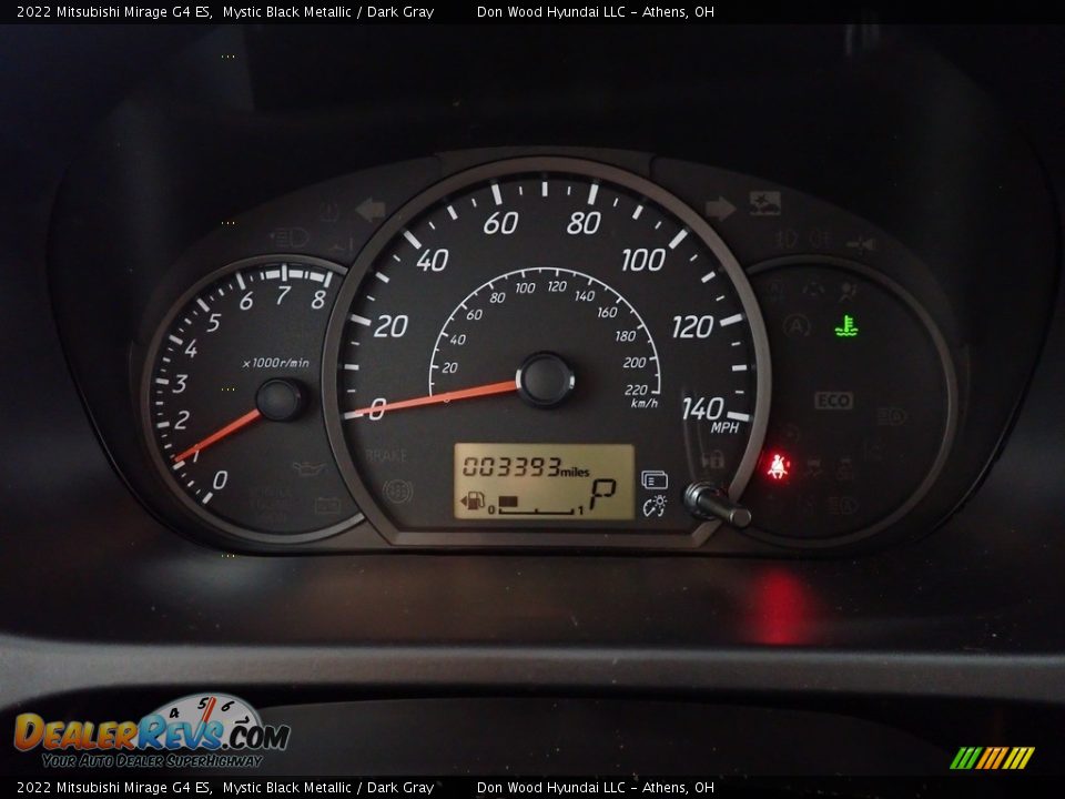 2022 Mitsubishi Mirage G4 ES Gauges Photo #26