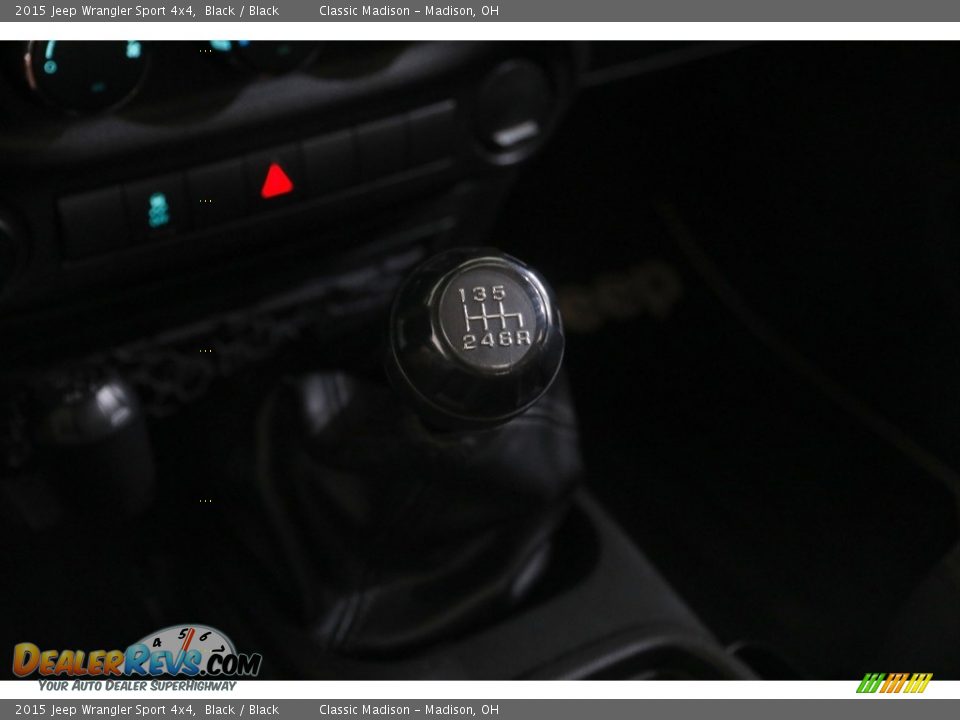 2015 Jeep Wrangler Sport 4x4 Black / Black Photo #12