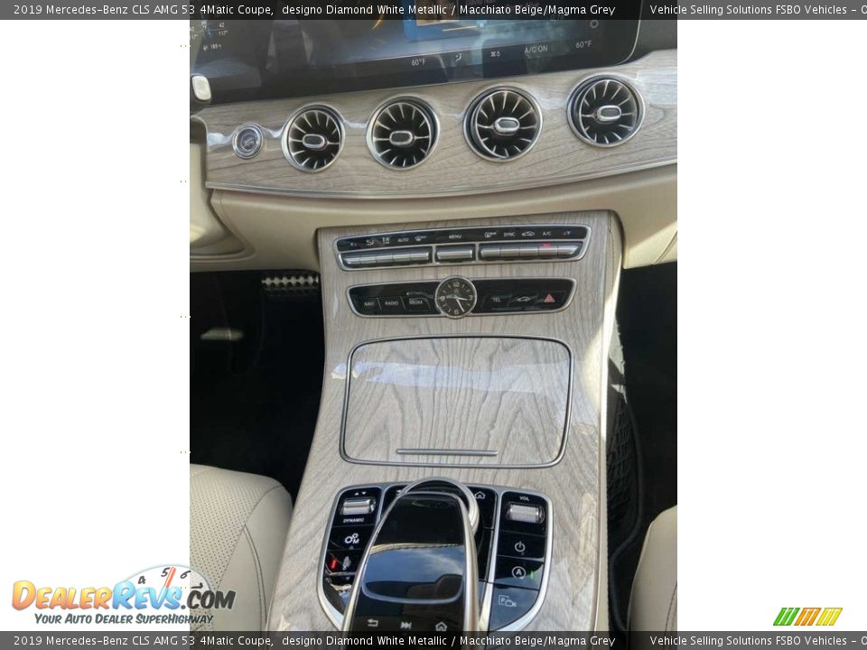 2019 Mercedes-Benz CLS AMG 53 4Matic Coupe designo Diamond White Metallic / Macchiato Beige/Magma Grey Photo #5