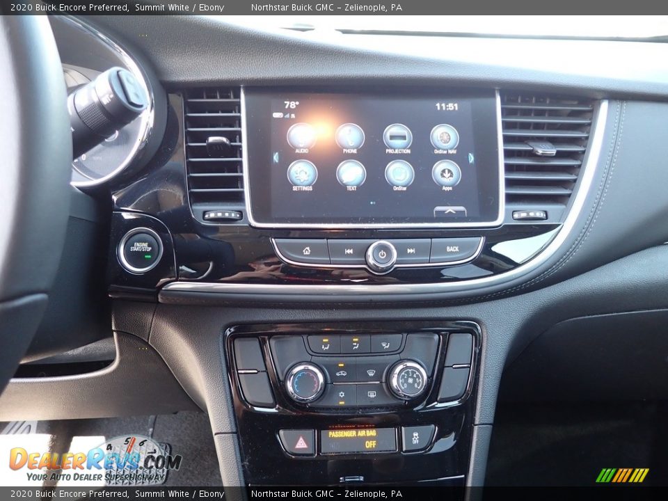 2020 Buick Encore Preferred Summit White / Ebony Photo #24