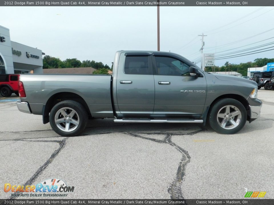 2012 Dodge Ram 1500 Big Horn Quad Cab 4x4 Mineral Gray Metallic / Dark Slate Gray/Medium Graystone Photo #2