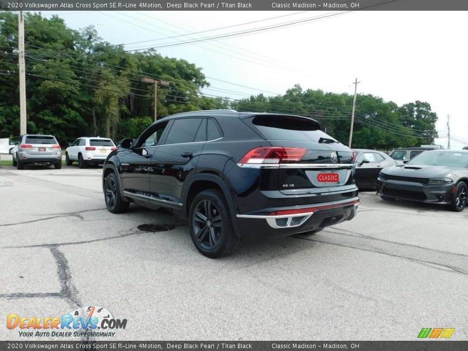 2020 Volkswagen Atlas Cross Sport SE R-Line 4Motion Deep Black Pearl / Titan Black Photo #3