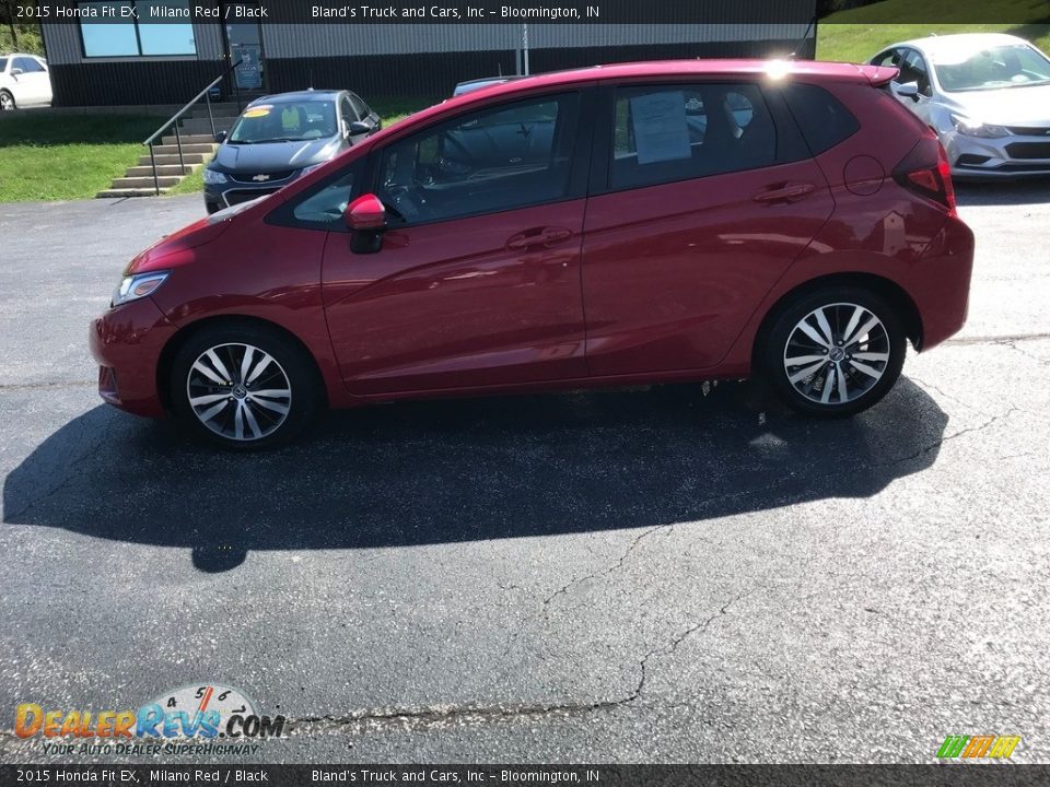 2015 Honda Fit EX Milano Red / Black Photo #1