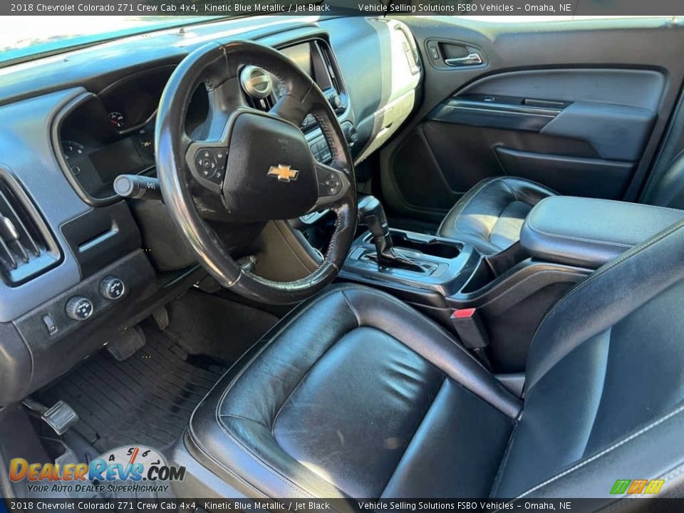 Jet Black Interior - 2018 Chevrolet Colorado Z71 Crew Cab 4x4 Photo #2