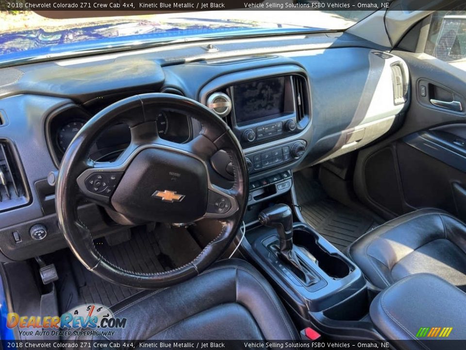 2018 Chevrolet Colorado Z71 Crew Cab 4x4 Kinetic Blue Metallic / Jet Black Photo #3