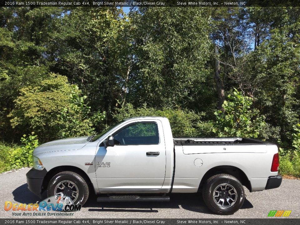 Bright Silver Metallic 2016 Ram 1500 Tradesman Regular Cab 4x4 Photo #1