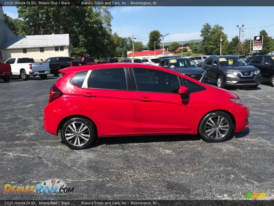 2015 Honda Fit EX Milano Red / Black Photo #5